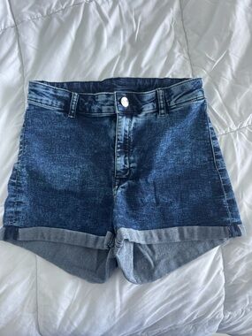 Divided Dark Blue Denim Jean Shorts
